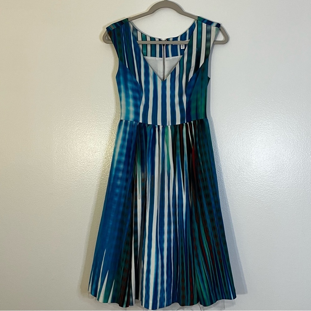 Tracy Reese | Silk blend Dolce Vita Frock fit & flare Women’s size 2 sleeveless - Picture 2 of 10